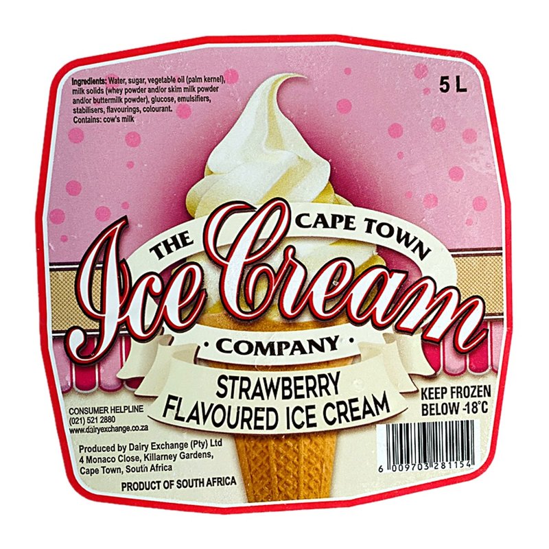 Cape Town Ice Cream Company Strawberry